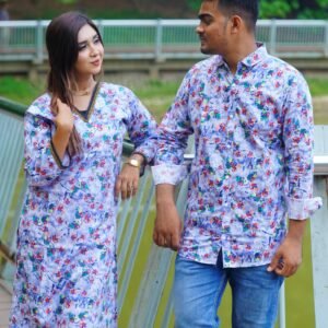 ২পিস+শার্ট কাপল ড্রেস