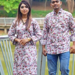 ২পিস+শার্ট কাপল ড্রেস