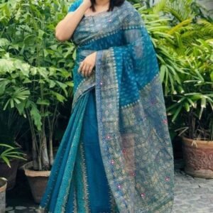 প্রিমিয়াম সেমি মসলিন শাড়ি