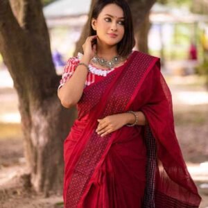 প্রিমিয়াম শাড়ি সাথে ব্লাউজ