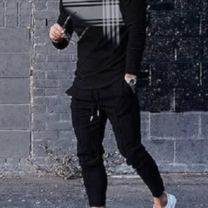 ফুল হাতা টিশার্ট এন্ড ট্রাউজার কম্বো সেট