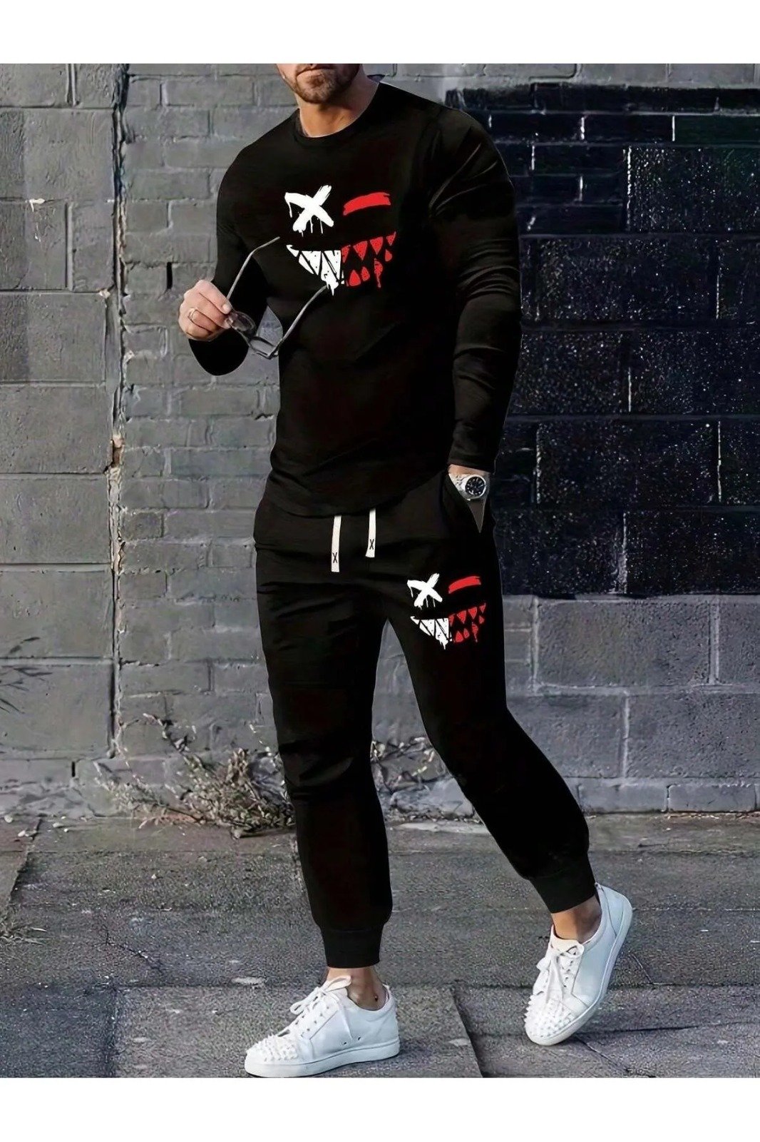 ফুল হাতা টিশার্ট এন্ড ট্রাউজার কম্বো সেট