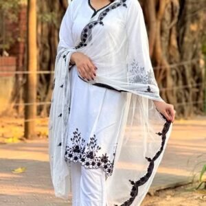 তাঁতাল কাটোওয়ার্ক এমব্রয়ডারি থ্রি পিস