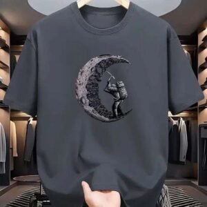 Drop Shoulder Tshirt with DTF Print