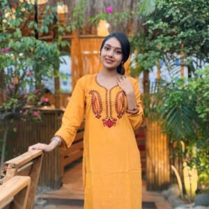 ❤️কলকা ডিজাইনের সম্পূর্ণ রেডি করা টু পিস❤️