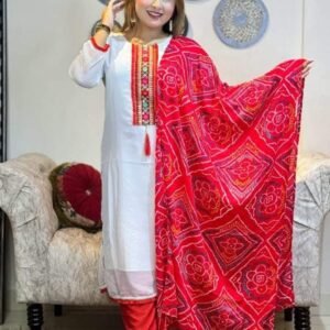 জর্জেট চুন্দ্রি ওড়না ভাইরাল থ্রি পিস