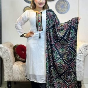 জর্জেট চুন্দ্রি ওড়না ভাইরাল থ্রি পিস