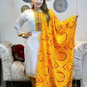 জর্জেট চুন্দ্রি ওড়না ভাইরাল থ্রি পিস