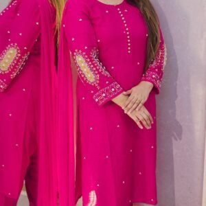 এমব্রয়ডারি থ্রি-পিস