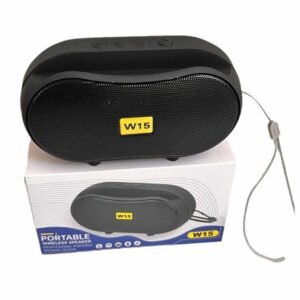 Mini W15 Portable Super bass Speaker and 800mh Batrrery