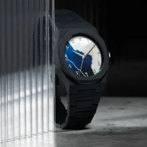 Arabic Watch Waterproof Men's Quartz Watch Black PC Plastic watch for men - Aura Arabic Watch - Black