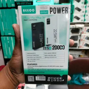 Reeoo 22.5W Super Fast 20000mAh Power Bank (RP25)