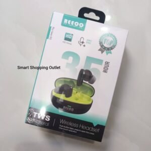 REEOO RX PODS ANC ENC LED Display Wireless Earbuds - 30 Hours Music Time