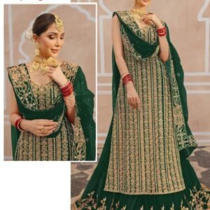 সেমি-স্টিচড জর্জেট পার্টি ড্রেস