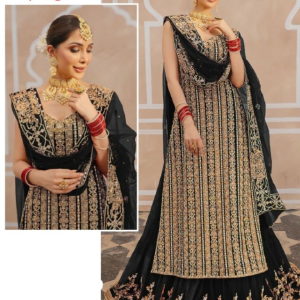 সেমি-স্টিচড জর্জেট পার্টি ড্রেস