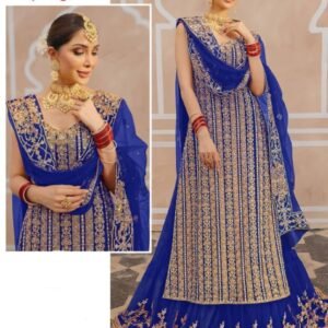 সেমি-স্টিচড জর্জেট পার্টি ড্রেস