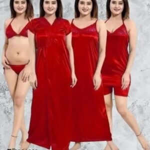 ❤️Style 6 Part Nighty Dress For Ladies❤️