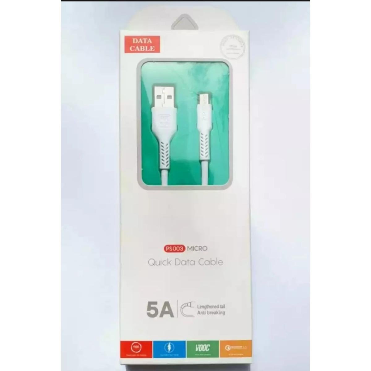 Type-C Super Fast USB 5A 3.0 Fast Charging Data Charger Cable 1M Mobile phone Cable Model PS003 - Image 2