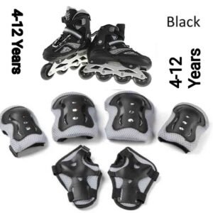 Skating shoe with safety guard for boys