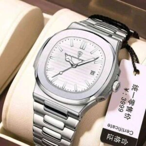 Poedagar 613 Luxury Stainless Steel Strap Watch