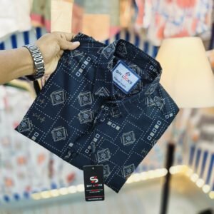 *Black Pure Cotton Full sleeve Shirt*