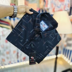 *Black Pure Cotton Full sleeve Shirt*