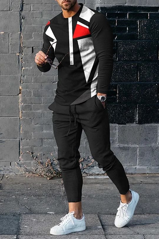 ফুল হাতা গেঞ্জি এবং ট্রাউজার সেট