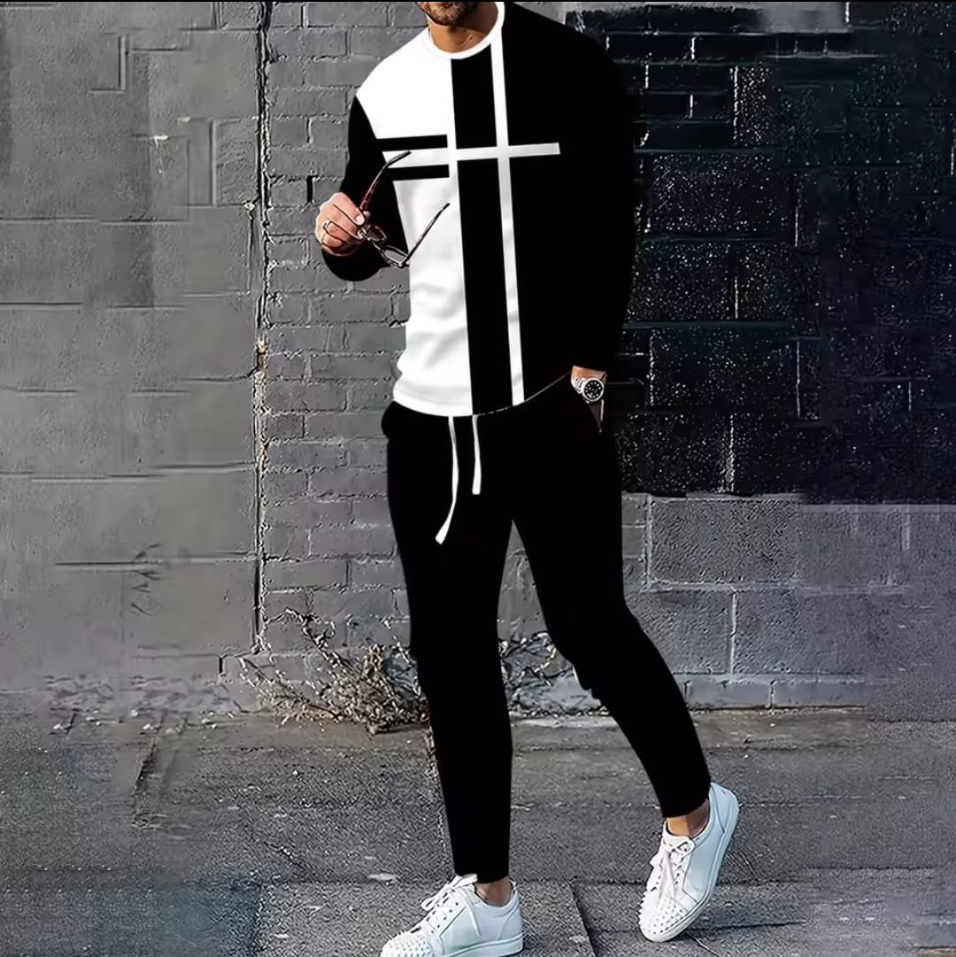 ফুল হাতা গেঞ্জি এবং ট্রাউজার সেট