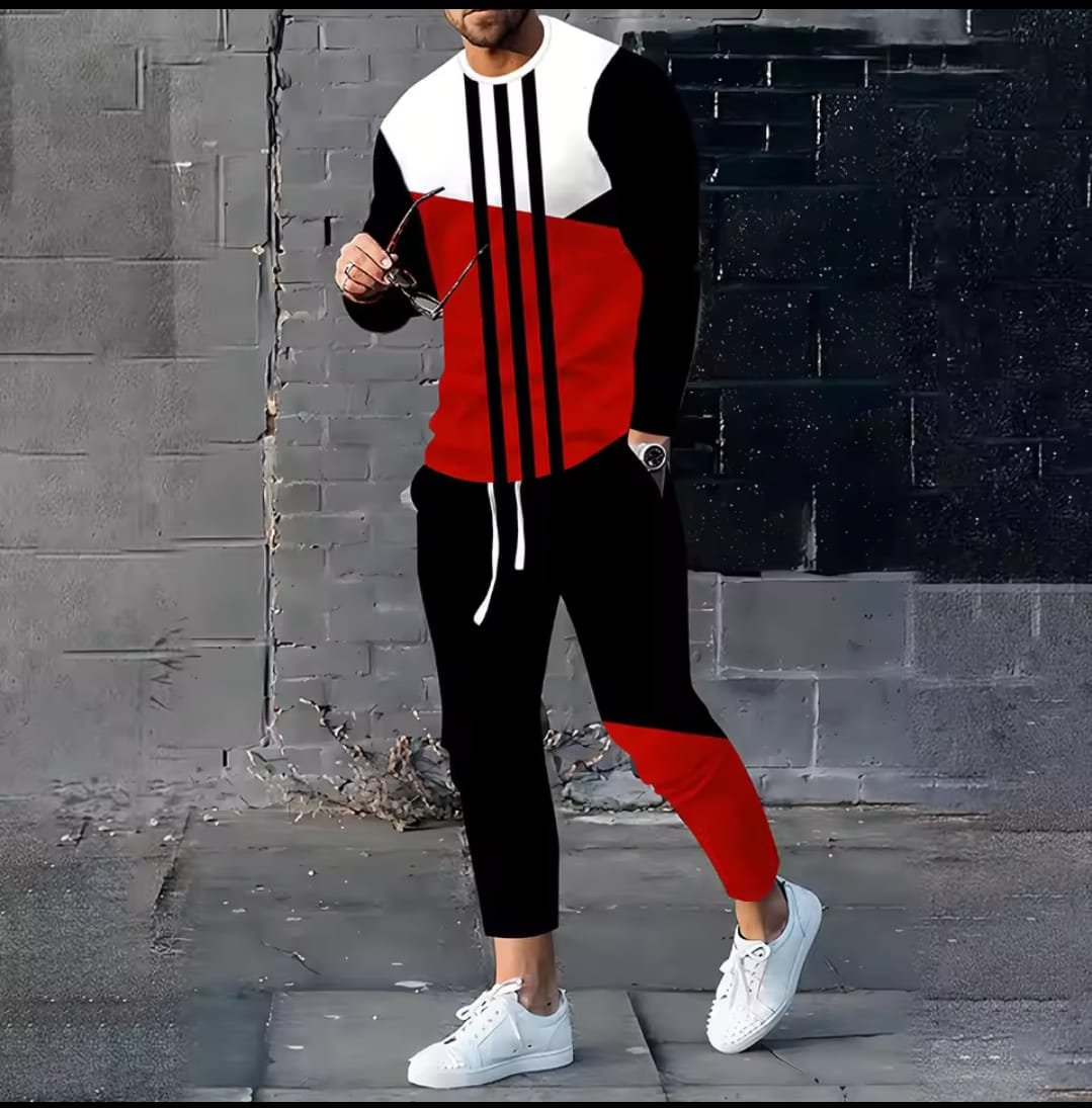 ফুল হাতা গেঞ্জি এবং ট্রাউজার সেট