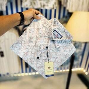 *China Pure Black Magnet Cotton Full sleeve Shirt*