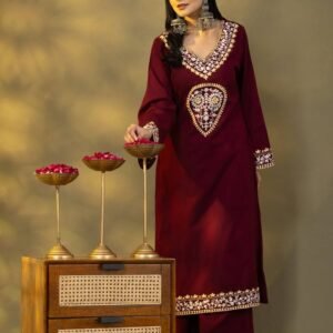 আড়ি সুতার কাজ করা (2pis)