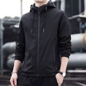 Stylish Bonded Hoodie For Simple Men's