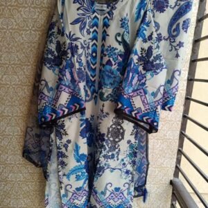 Ready Made Pure dubai silk Digital Print Three Piece