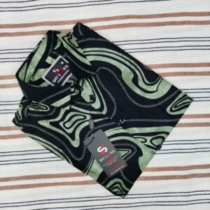 *Shy Looks Pure Cotton full Sleeve Check & Print Shirt for Men's*