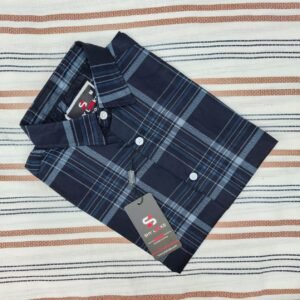 *Shy Looks Pure Cotton full Sleeve Check & Print Shirt for Men's*