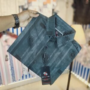 Black Pure Cotton Full sleeve Shirt