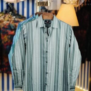 Pure Cotton full Sleeve Check & Print Shirt for Men's