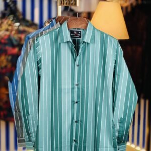 Pure Cotton full Sleeve Check & Print Shirt for Men's