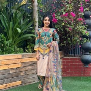 Digital Print Three Piece