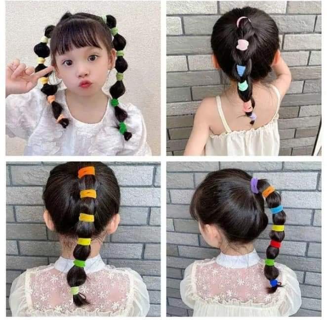 ✨ রঙিন চুলের ব্যান্ড (হেয়ার ইলাস্টিক) ✨