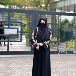 জরির অ্যামব্রোটারি বোরখা(হিজাব+নিকাব)