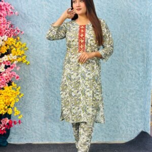 ✨ নিউ কটন ২ পিস সেট: জামা+পায়জামা ✨