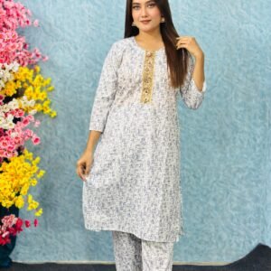 ✨ নিউ কটন ২ পিস সেট: জামা+পায়জামা ✨