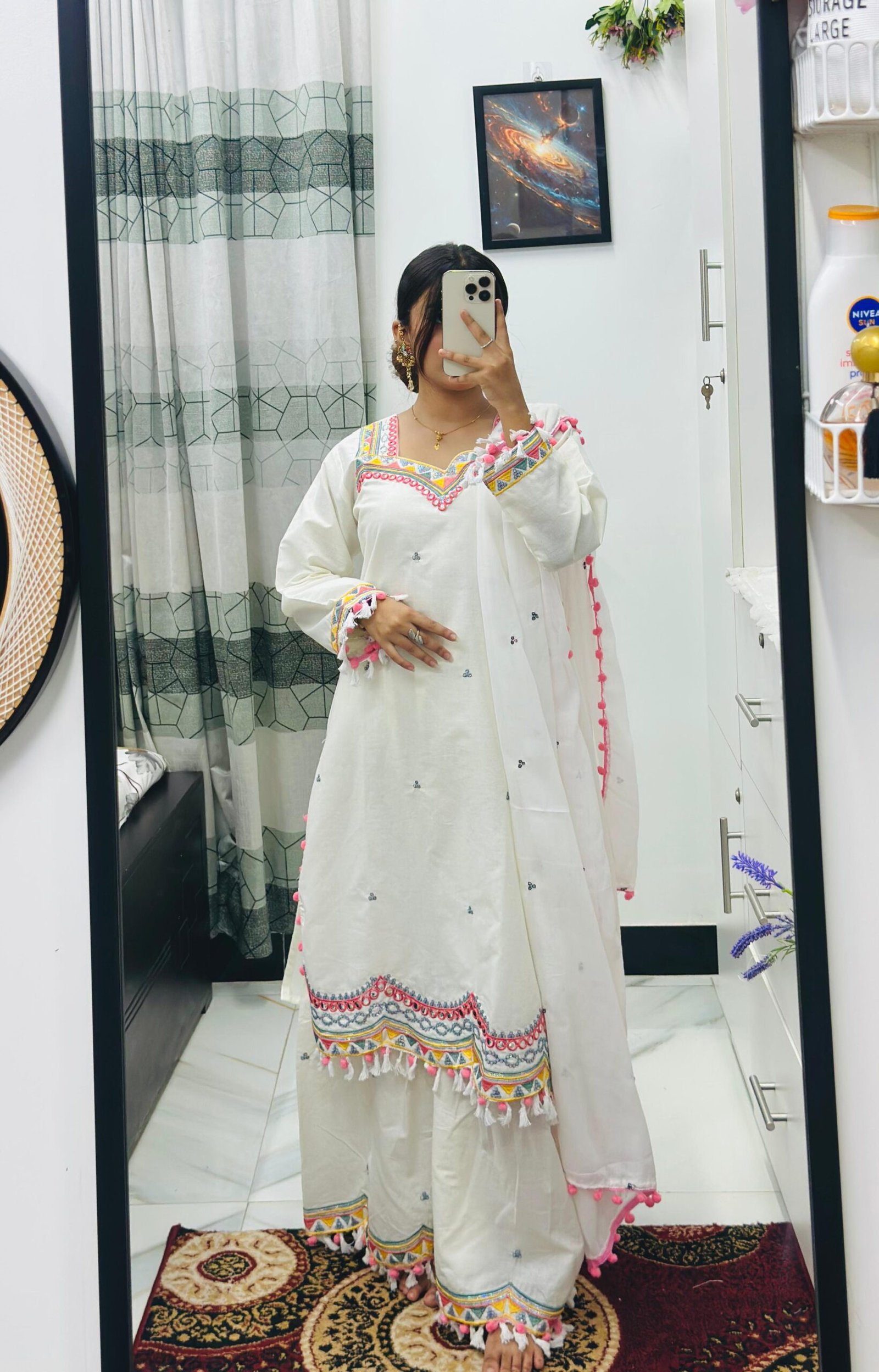 ✨ ট্রেন্ডি কটন গারারা সেট! ✨