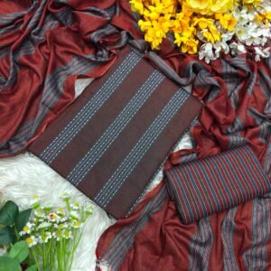 বার্মিজ তাঁত থ্রি-পিস