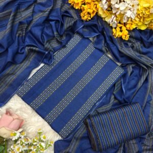 বার্মিজ তাঁত থ্রি-পিস