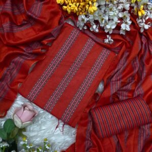 বার্মিজ তাঁত থ্রি-পিস