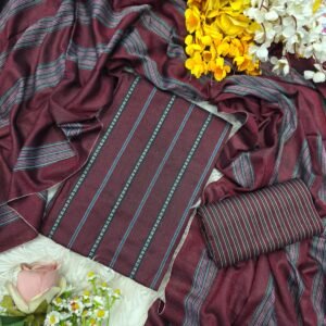 বার্মিজ তাঁত থ্রি-পিস