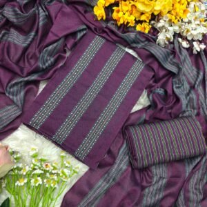 বার্মিজ তাঁত থ্রি-পিস