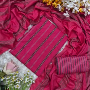 বার্মিজ তাঁত থ্রি-পিস